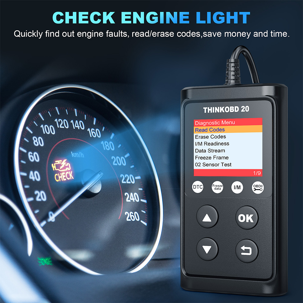 THINKCAR THINKOBD 20 OBD 2 Scanner Car Diagnostics Tool Automotive Scanner OBD2 Scaner ODB2 Code