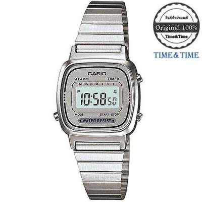Time&Time CASIO Standard นาฬิกาข้อมือผู้หญิง สีเงิน สายสแตนเลส รุ่น LA670WA-7DF Time&Time CASIO Standard นาฬิกาข้อมือผู้หญิง สีเงิน สายสแตนเลส รุ่น LA670WA-7DF