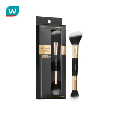 Browit Professional Duo Highlight and Contour Brush 1pcs.