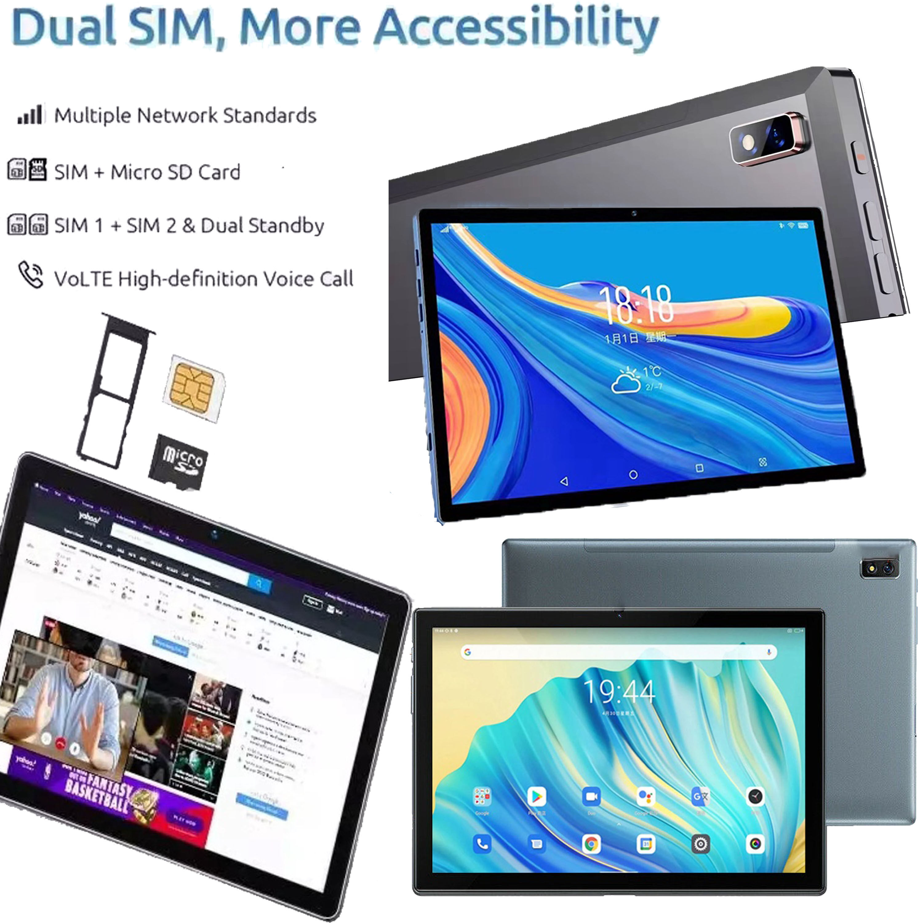 แท็บเล็ต Huawei Tablet หน้าจอ 12 นิ้ว Android 10.0 6GB RAM 512GB ROM