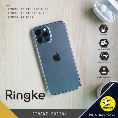 REARTH RINGKE Fusion เคสกันกระแทกสำหรับ iPhone 12 Pro Max, iPhone 12 Pro, iPhone 12 และ iPhone 12 Mini