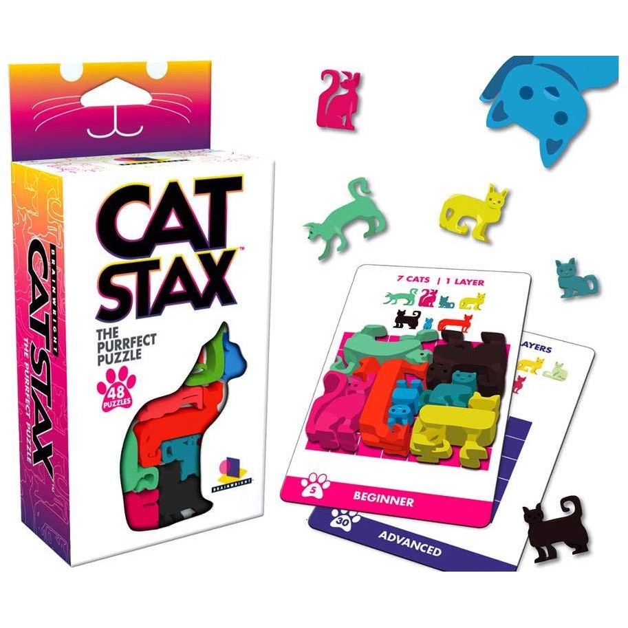 Fun Dice: Cat Stax Board Game - Fun Dice Board Game - ThaiPick