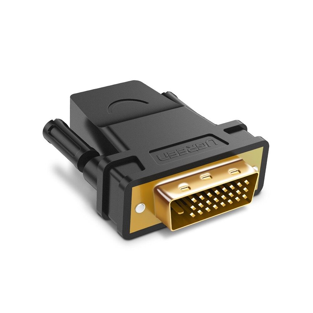 (ของแท้) UGREEN DVI24+1 Male to HDMI Female Adapter (20124) อุปกรณ์เชื่อมต่อ