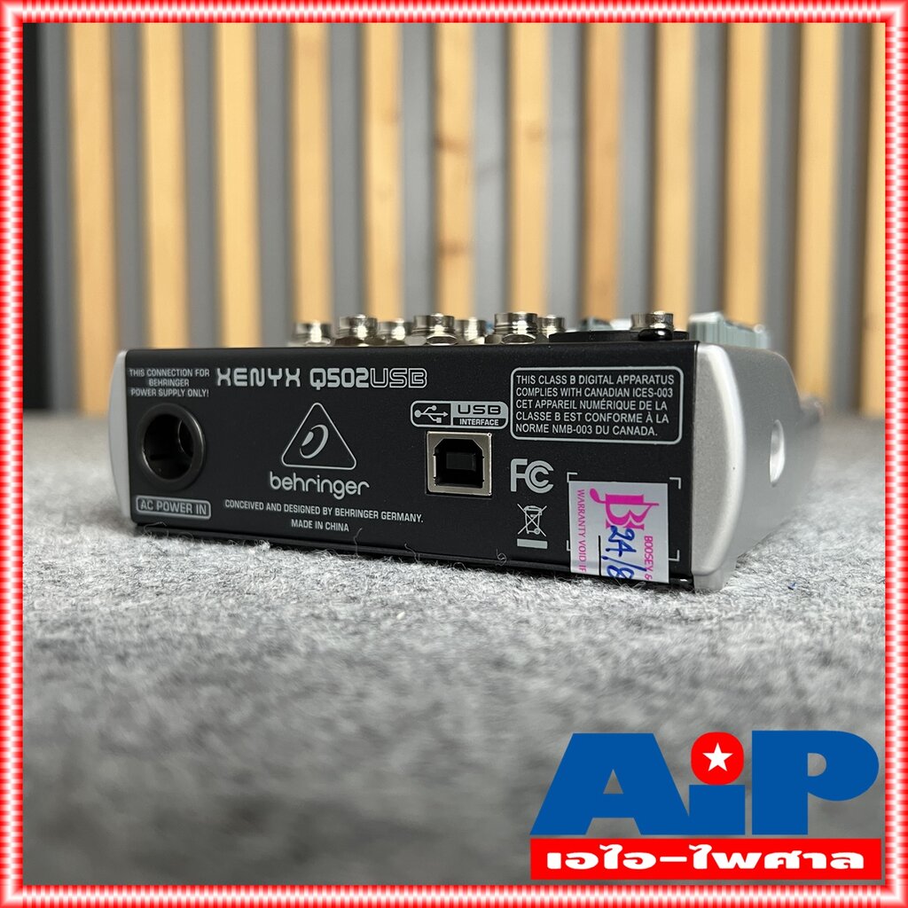 BEHRINGER XENYX Q502 USB mixer XENYXQ502USB (มิกเซอร์ Q 502 USB ขนาด 5