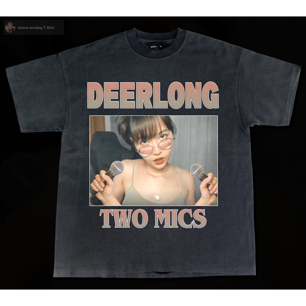 เสื้อยืดผ้าฝ้ายเสื้อยืดผ้าฝ้าย Deerlong Bootleg T Shirt Th