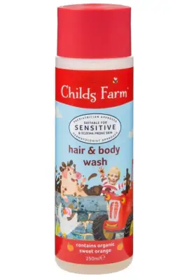 Childs Farm Hair and Body Wash Organic Sweet Orange, 250ml ล้างร่างกาย