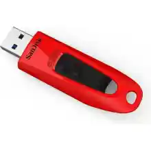 ภาพขนาดย่อของภาพหน้าปกสินค้าSanDisk Ultra USB 3.0 Flash Drive CZ48 32GB USB3.0 Red stylish sleek design 5Y ( แฟลชไดร์ฟ usb Flash Drive ) จากร้าน Sandisk บน Lazada ภาพที่ 2