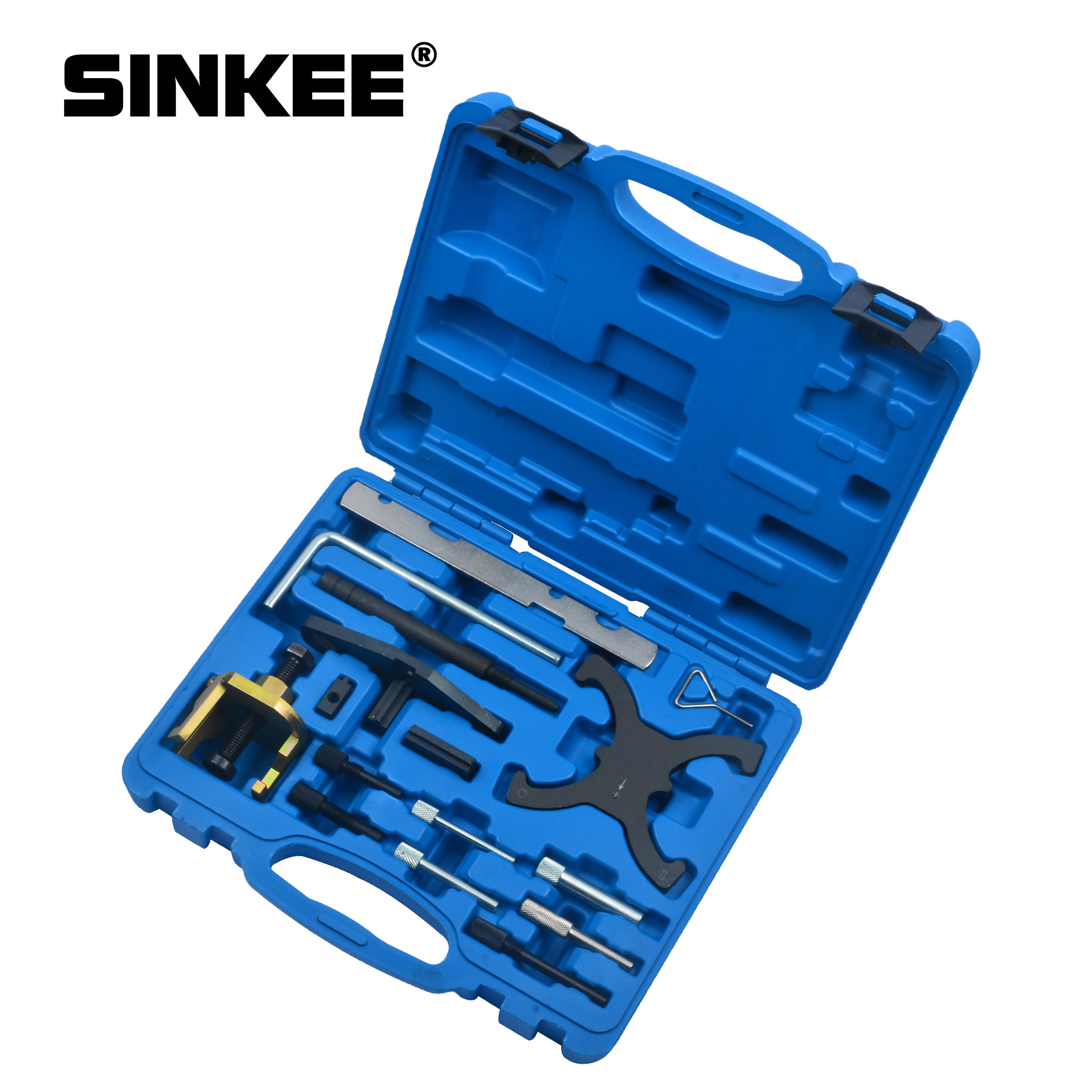 ชุดมาร์ค Ford Fiesta ชุดเต็ม เครื่องยนต์ Timing Tool Kit Camshaft และ