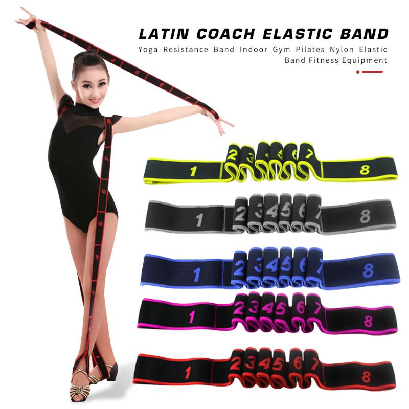 Professional Gymnastics Adult Latin Training Bands Multi Functional Pilates Yoga Stretch 