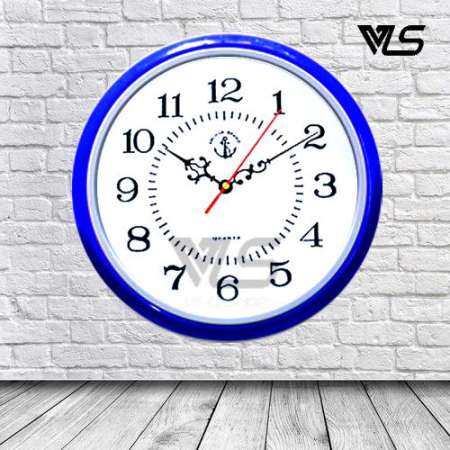 นาฬิกาแขวนตราสมอ Anchor Brand No.55 สีน้ำเงิน ขนาด 10 นิ้ว