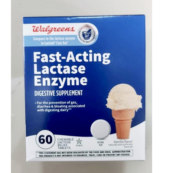 Walgreens Lactase Enzyme 9000 FCC ALU Lactose Lazada.co.th