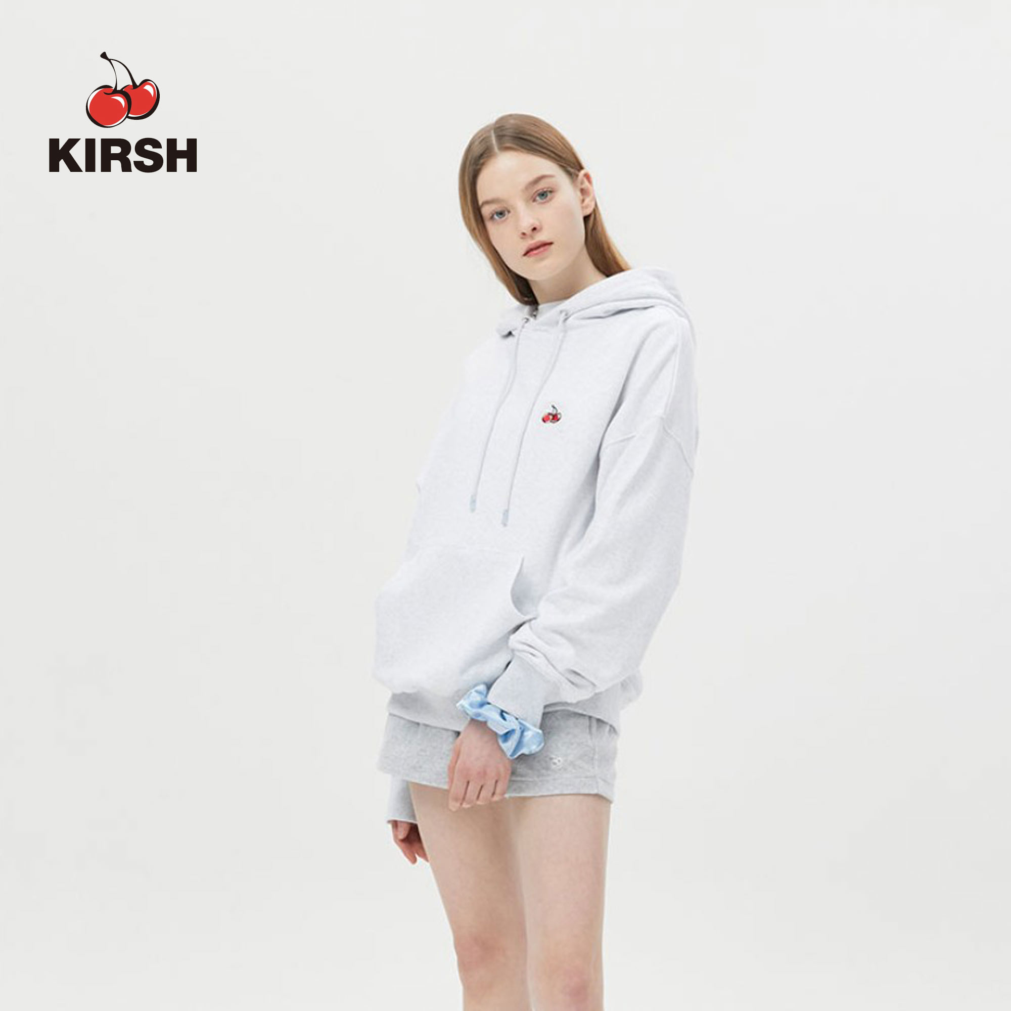 KIRSH] CHERRY COLLAR ZIP UP KNIT KS Korean Korean Style