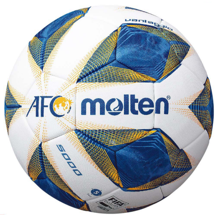 [ของแท้ 100%] ลูกฟุตบอล ลูกบอล Molten F5A5000-A เบอร์5 ลูกฟุตบอลหนัง PU ชนิดพิเศษ ของแท้ 100% รุ่น AFC Official Match Ball