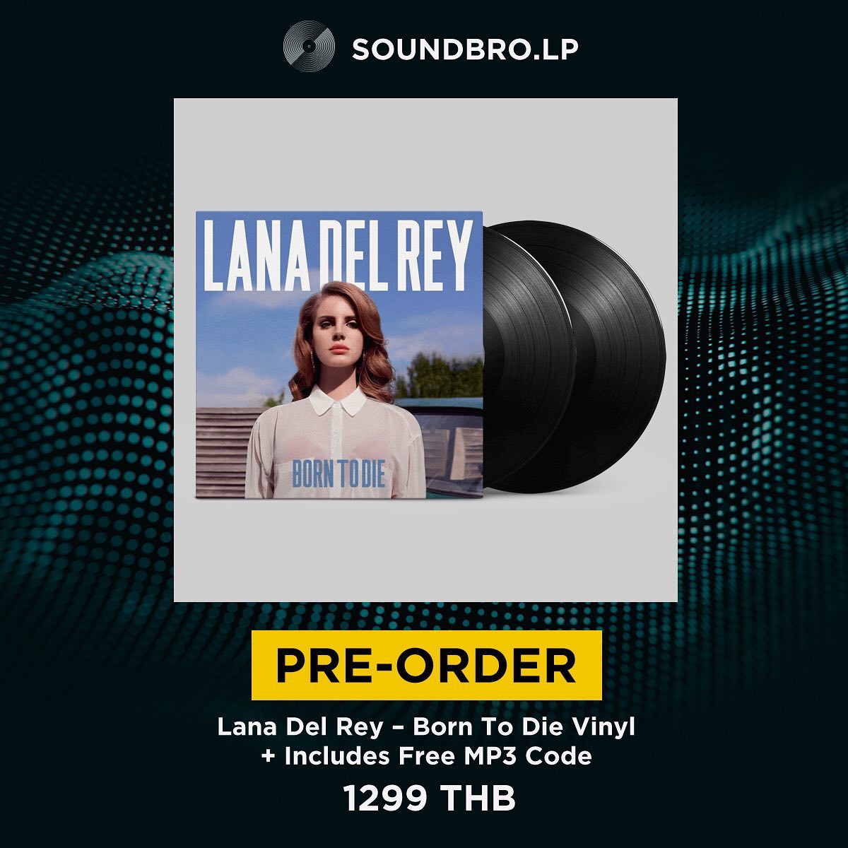 [Pre-Order 14-35 วัน] แผ่นเสียง Lana Del Rey – Born To Die Vinyl + Includes Free Digital Download Code Of The Entire Album!