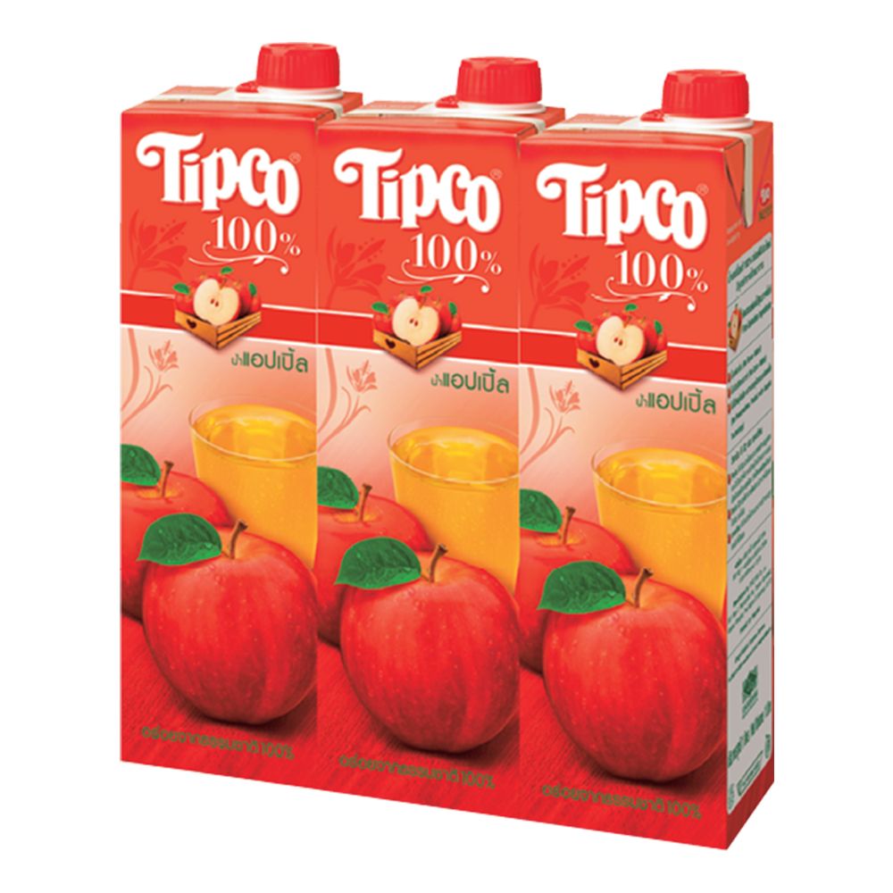 ทิปโก้ น้ำแอปเปิ้ล 10000 มล. x3 กล่อง