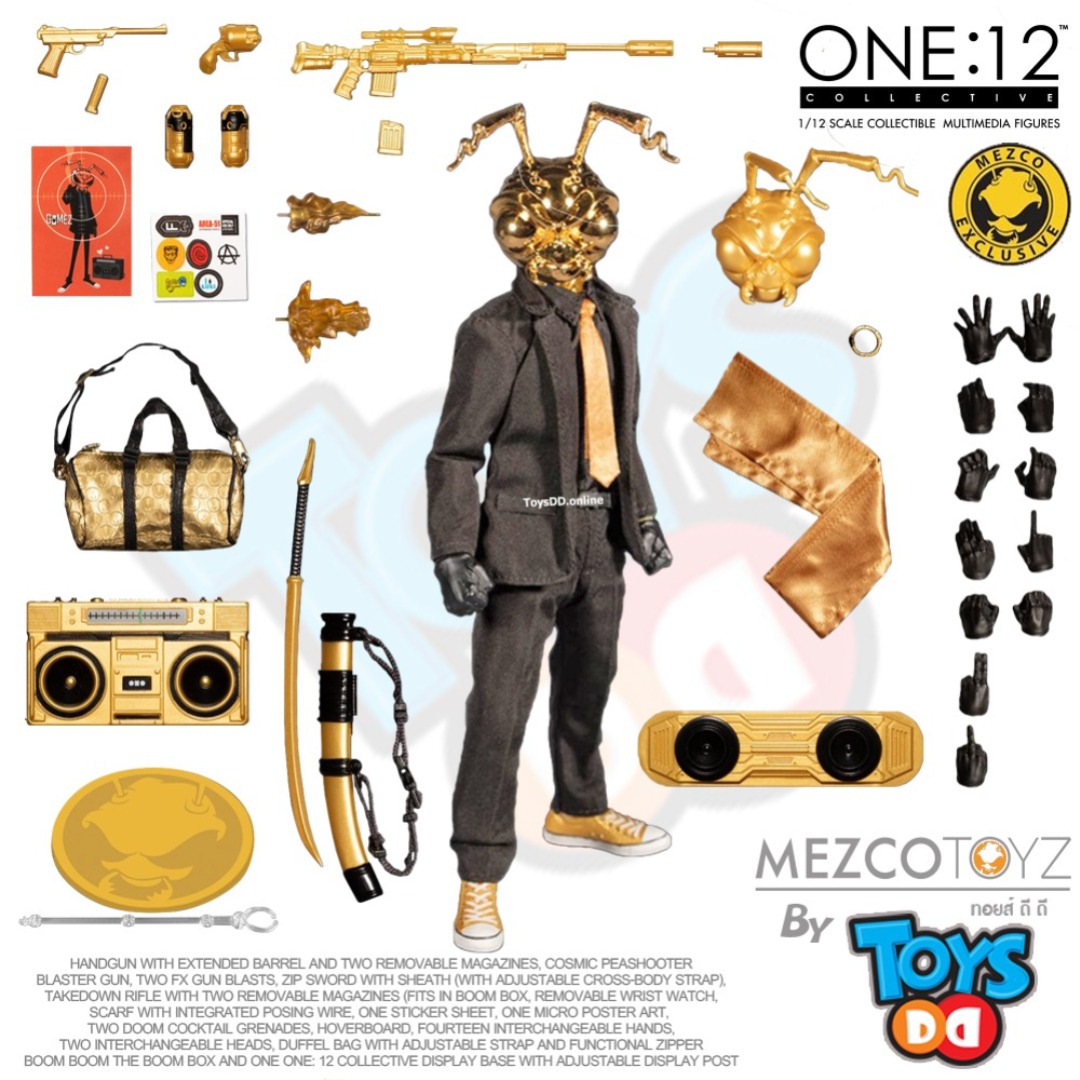 Mezco One:12 Gomez The sale Roach with the Golden Head