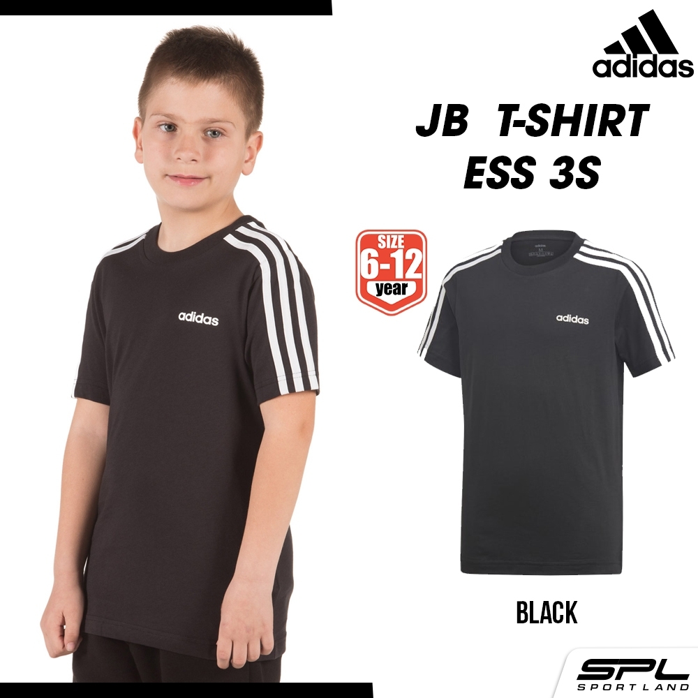 Adidas Junior T Shirt Essentials 3 Stripes TEE DV1798 700 Lazada .th