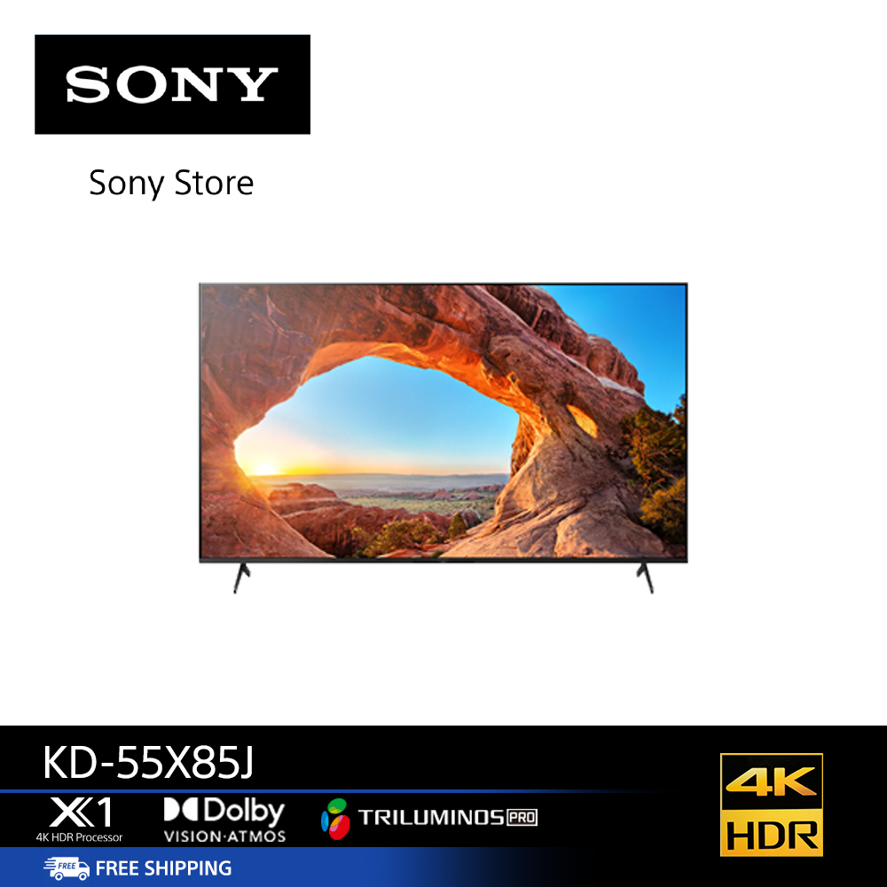 Sony KD-55X85J (55 นิ้ว) l 4K Ultra HD l High Dynamic Range (HDR) l สมาร์ททีวี (Google TV)