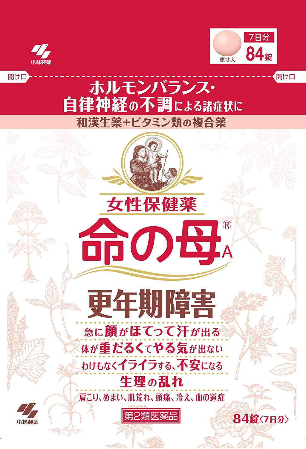 Kobayashi Inochi no haha ขนาด 84 เม็ด วิตามินปรับสมดุลพศหญิง ลดอาการ ...