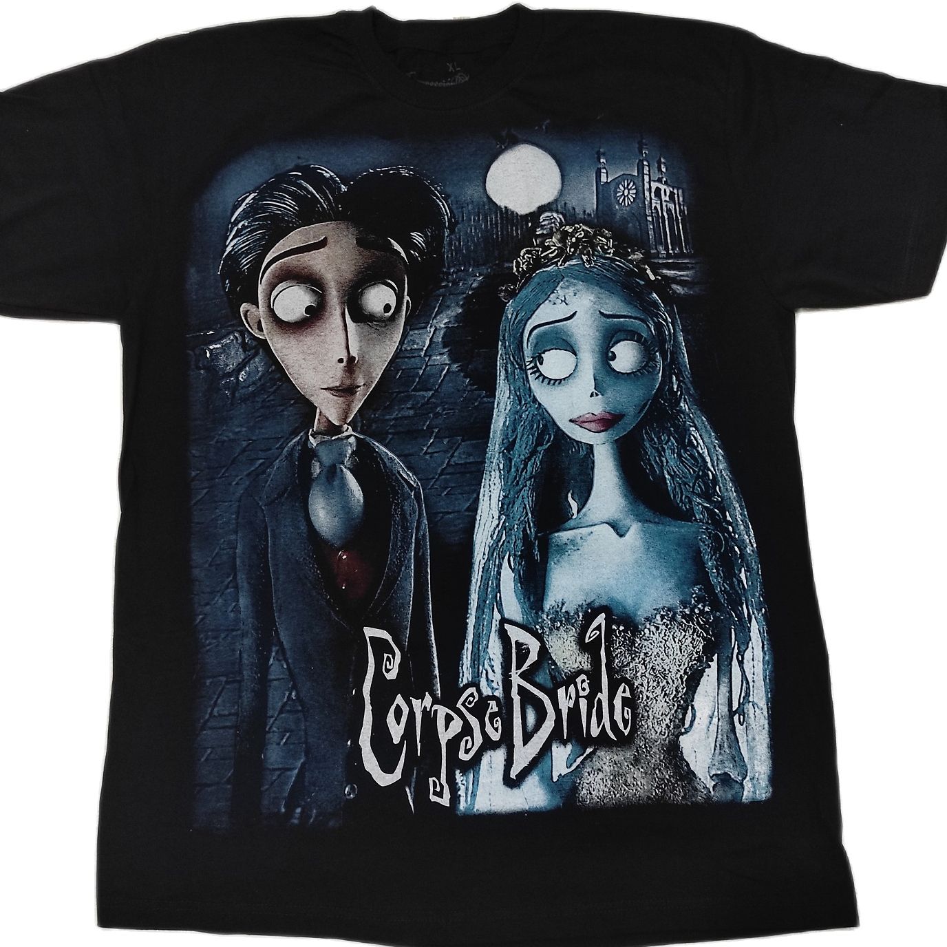 เสื้อยืด ผลงานภาพยนต์ จาก tim burton เรื่อง CORPSE BRIDE งานRARE