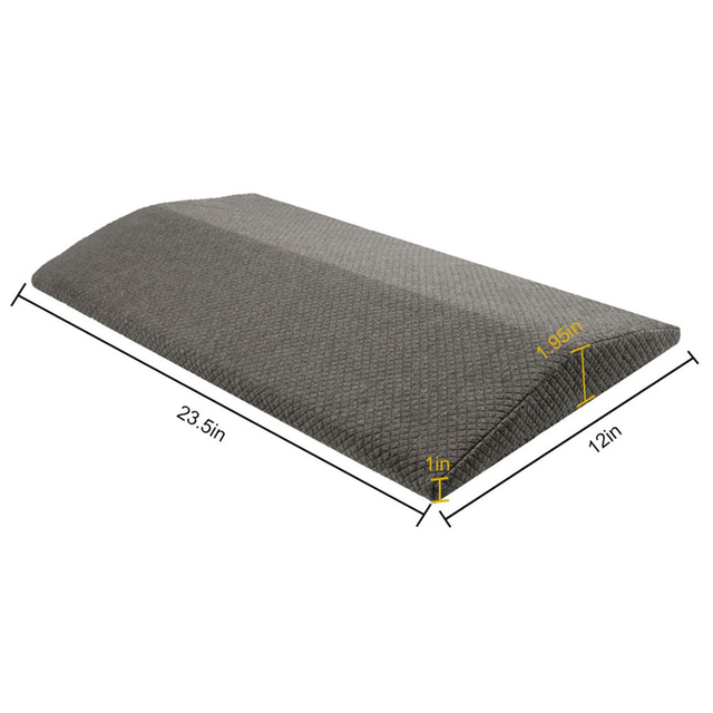 Lumbar Support Pillow for Sleeping Memory Foam Pillow for Back Pain
