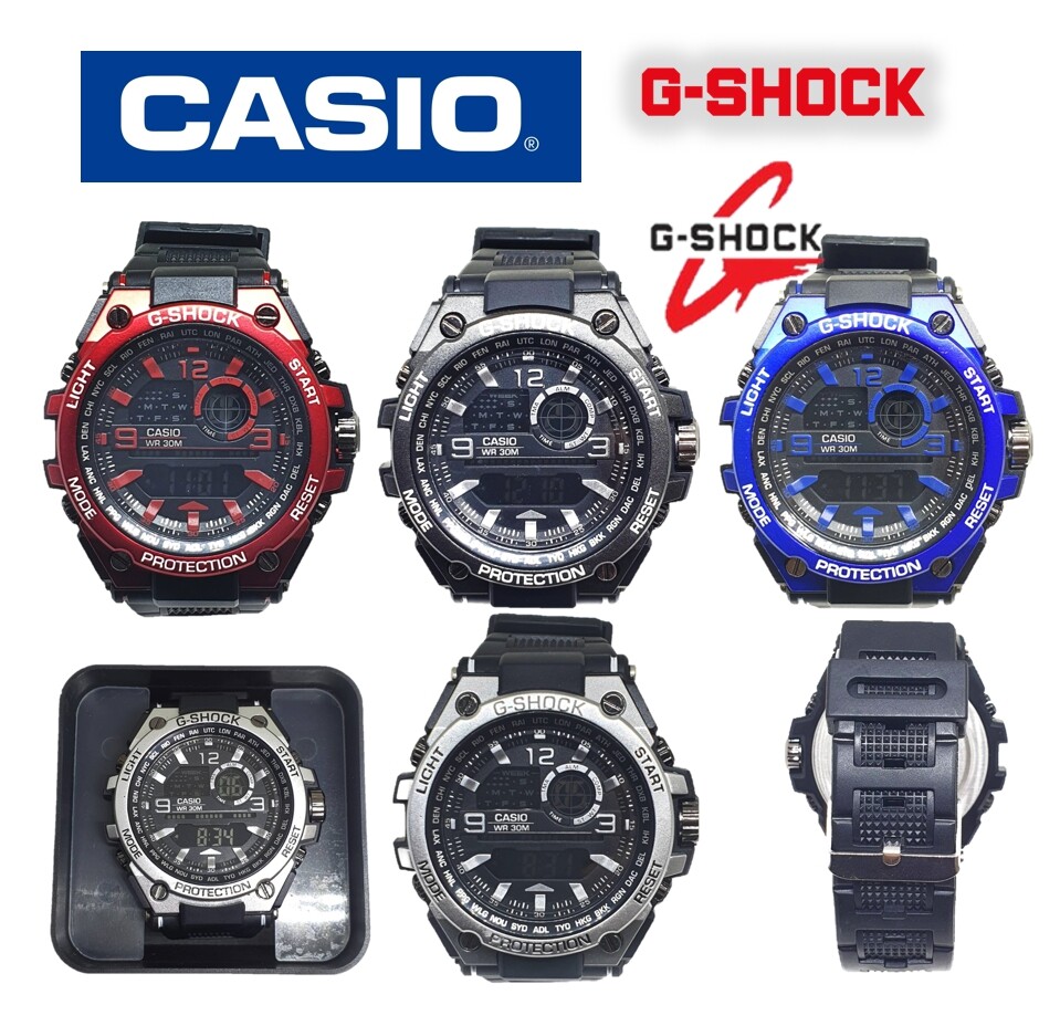(ถูกที่สุด) CASIO นาฬิกาgshock นาฬิกาจีช็อคชาย กันน้ำ100% นาฬิกาคาสิโอ้ จีช็อค ฟรีกล่อง* นาฬิกาผู้ชาย กันน้ำ ดิจิตอล นาฬิกาคาสิโอ้ RC796