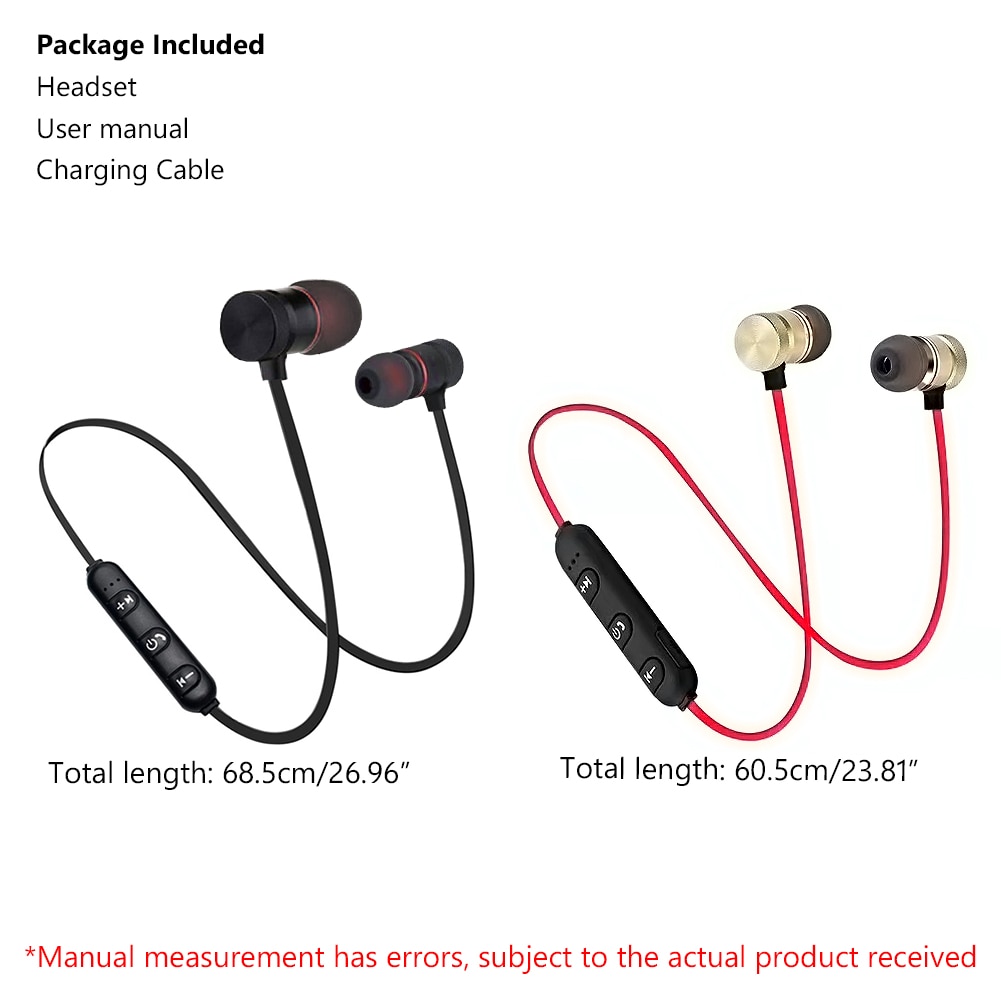Tai Nghe Không Dây Tương Thích Bluetooth 4.1 Fone De Ouvido Tai Nghe Âm Thanh Nổi Đeo Cổ Tai Nghe Thể Thao Có Mic Cho Điện Thoại