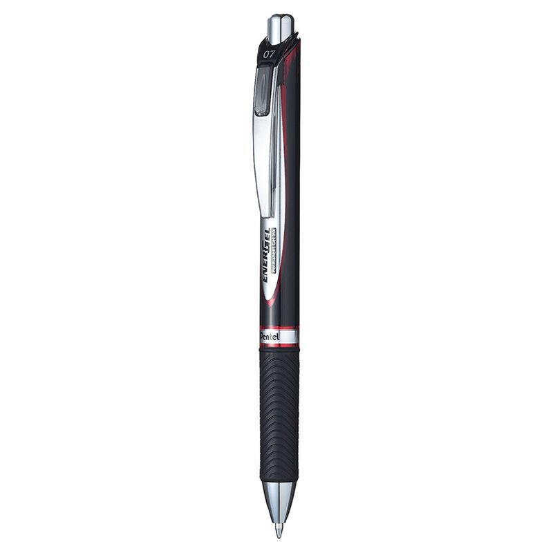 Electro48 เพนเทล ปากกาหมึกเจล Energel Permanent ขนาด 0.7 มม. หมึกสีแดง