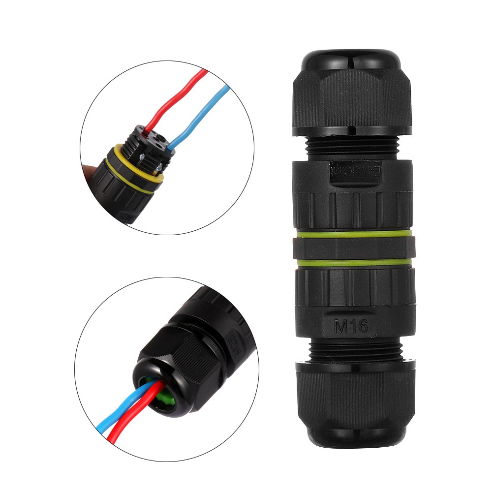 IP68 Waterproof Cable Connector 2/3/4/5 Pin Electrical Sealed Retardant