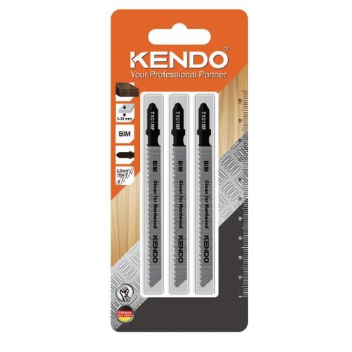 KENDO 46005001 ใบเลื่อยจิ๊กซอตัดไม้ T101AO (3 ชิ้น/แพ็ค)