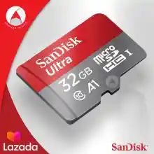 ภาพขนาดย่อของภาพหน้าปกสินค้าSandisk Ultra microSD Card SDHC ความเร็วอ่าน 120MB/s ความจุ 32GB Class 10 A1 (SDSQUA4-032G-GN6MN) ไม่มีอะแดปเตอร์ เมมโมรี่การ์ด แซนดิส Memory ประกัน Synnex 10 ปี แดงเทา จากร้าน Actioncam Thailand บน Lazada ภาพที่ 2