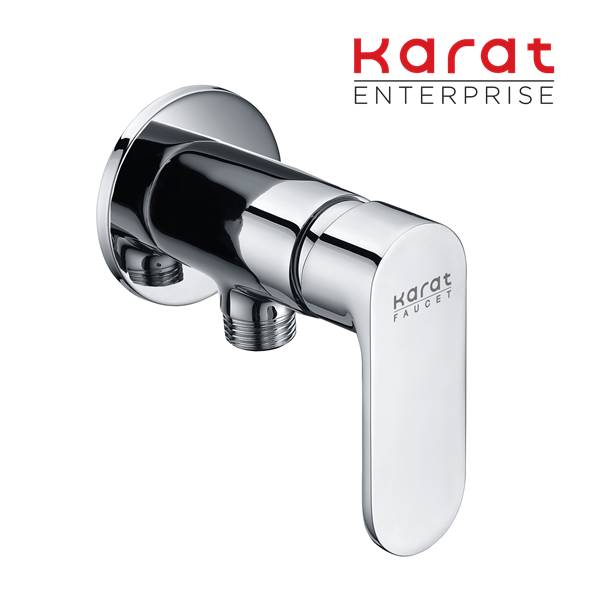 Karat Faucet ก๊อกเดี่ยวติดผนังแบบก้านโยก สำหรับฝักบัวสายอ่อน KF-58-870-50