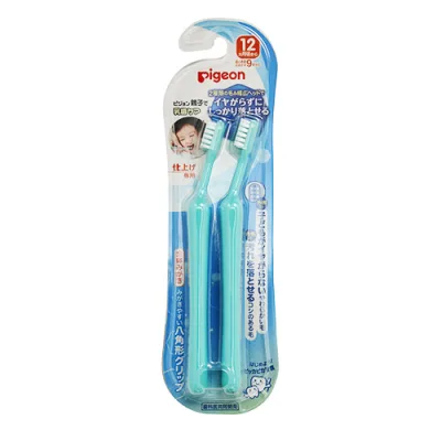 Pigeon Finishing Toothbrush, Soft, For Ages 12 months - 3 years
