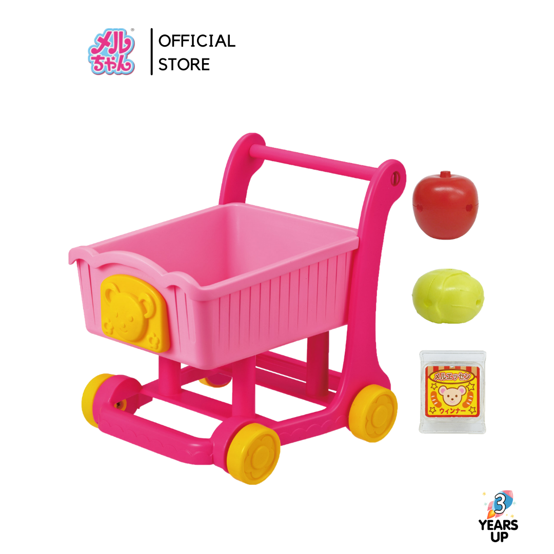 เมลจัง (MELL CHAN®) รถเข็น ช้อปปิ้ง ซุปเปอร์มาร์เก็ต Shopping Cart ตุ๊กตาเมลจัง Mel-chan ของเล่นเมลจัง ของเล่นเสริมพัฒนาการเด็ก ลิขสิทธิ์แท้ พร้อมส่ง