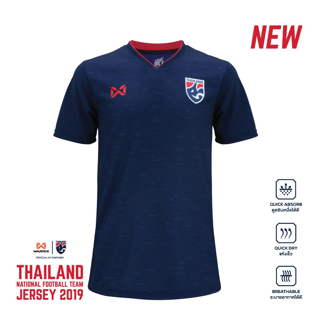 ดูภาพ เสื้อเชียร์ทีมชาติไทย 2019 (ผู้ชาย) WA-19FT53M-กรมท่า(DD) เพิ่มเติม เสื้อเชียร์ทีมชาติไทย 2019 (ผู้ชาย) WA-19FT53M-กรมท่า(DD)