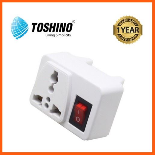 Best Quality ปลั๊กแปลง 2 ขาแบน Toshino CO6S อุปกรณ์เสริมคอมพิวเตอร์ computer accessories สายชาร์จกล้องติดรถยนต์ car camera charger อุปกรณ์ระบายความร้อน cooling device กล้องและอุปกรณ์ถ่ายภาพ Camera and photographic equipment