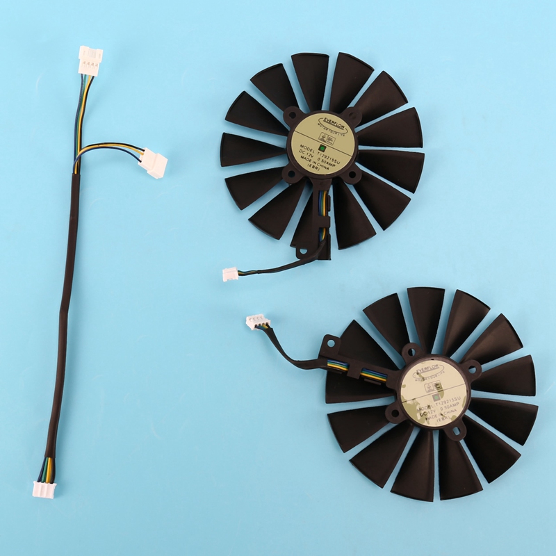 DC12V 95MM T129215SM Video Card Cooler Image Card Cooling Fan for ASUS