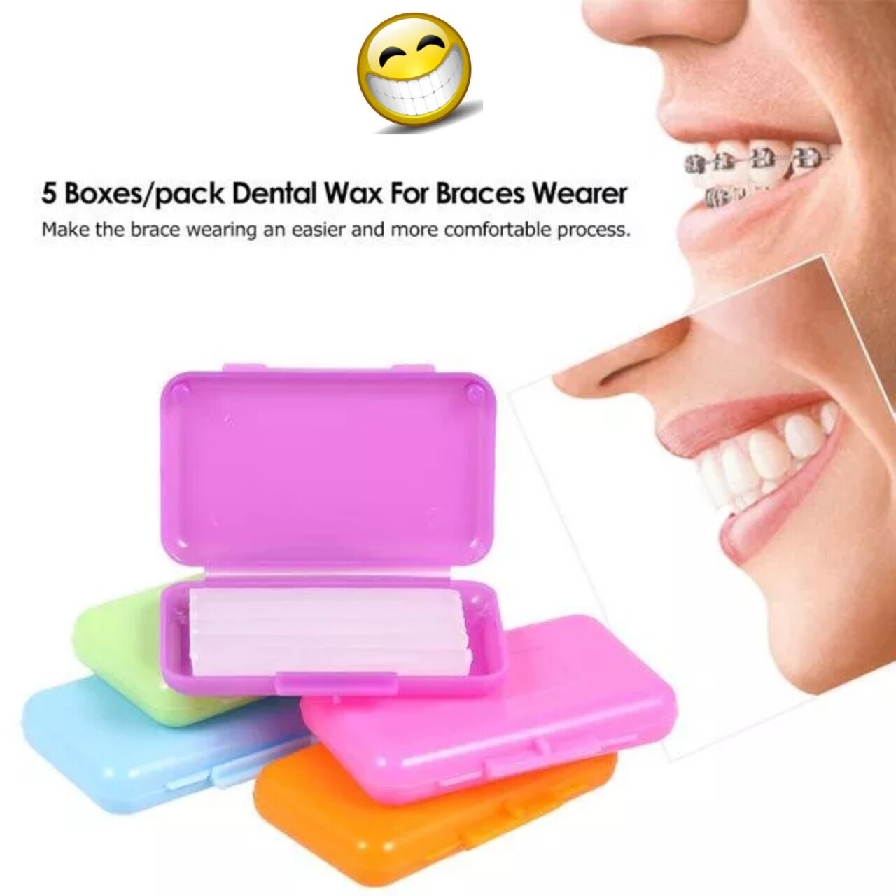 ขี้ผึ้งจัดฟัน 3 กล่อง Orthodontic Wax Lazada.co.th