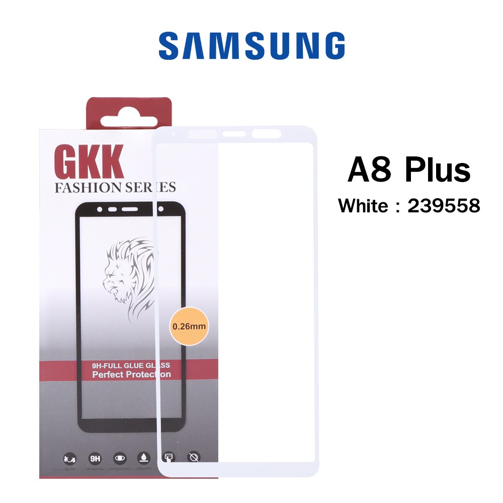 ลดราคาสุดๆ GKK ฟิล์มกระจก 5D เต็มจอ สำหรับ Sumsung A8 plus A8 A6 A750 ...