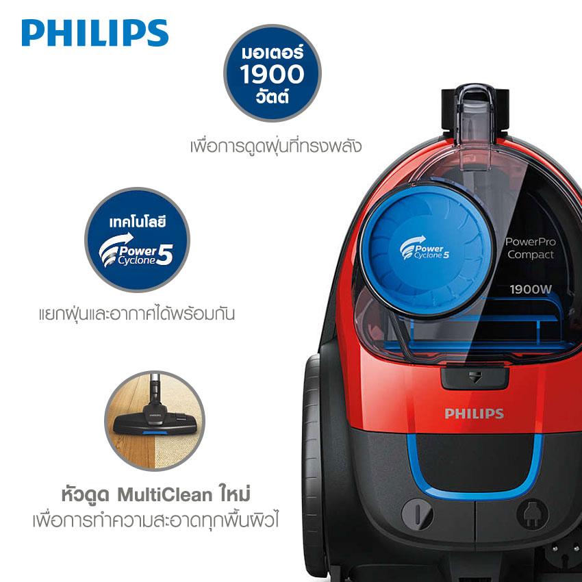 Philips Bagless vacuum cleaner FC9351/01 เครื่องดูดฝุ่น - Philips ...
