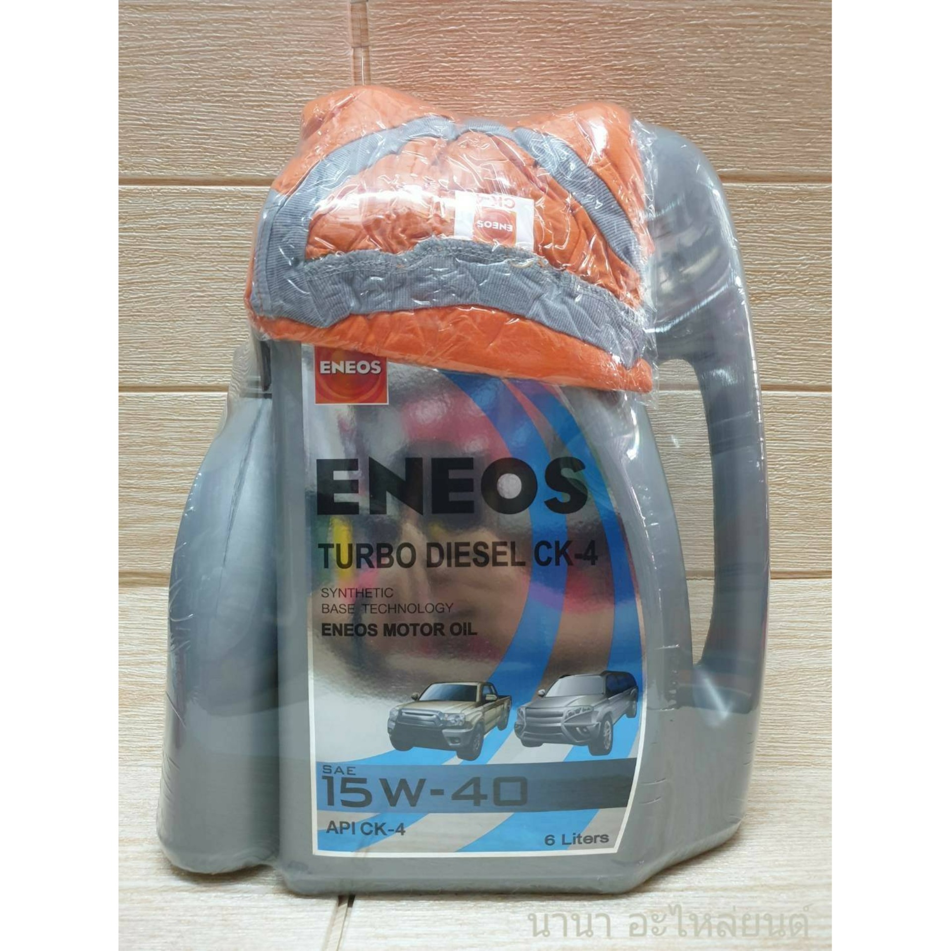 ENEOS เอเนออส TURBO DIESEL CK-4 15W-40 6+1ลิตร