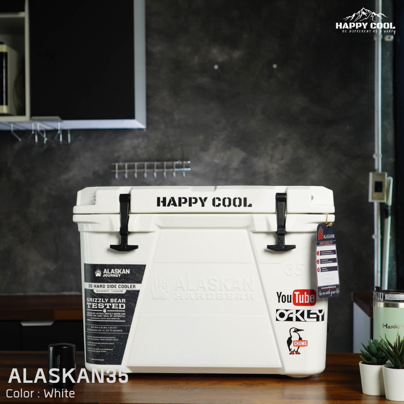 กล่องเก็บความเย็น ( ผ่อน 0% นาน 3 เดือน ) กระติกน้ำแข็ง ถังน้ำแข็ง (HARD ICE BOX)Alaskan Hard Gear35