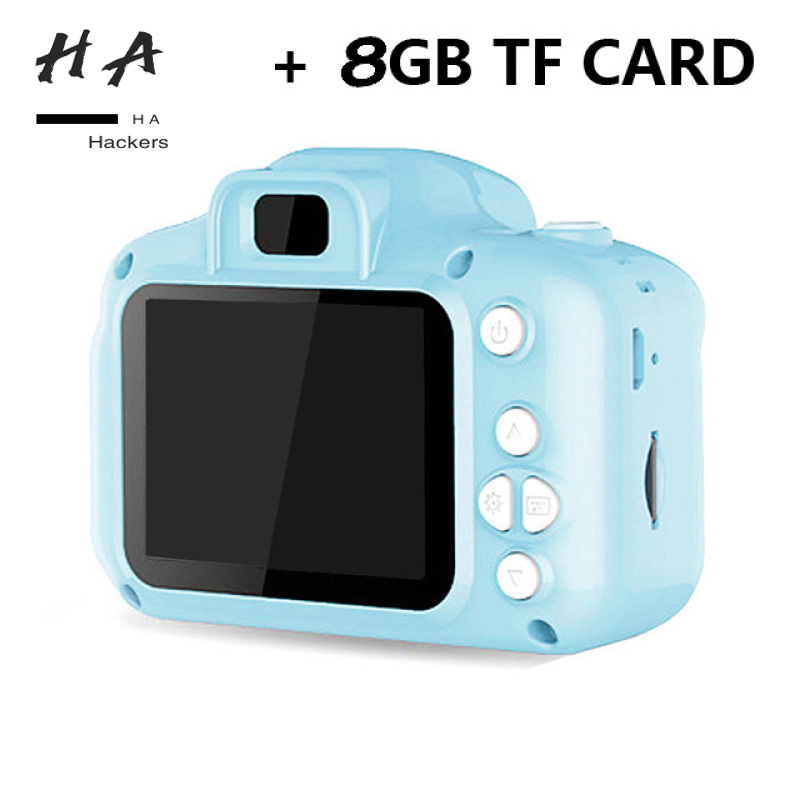 Camera teens girls electronic kid Children's Camera Mini Sd Video Smart Shooting Digital Camera + 8gb Memory Card