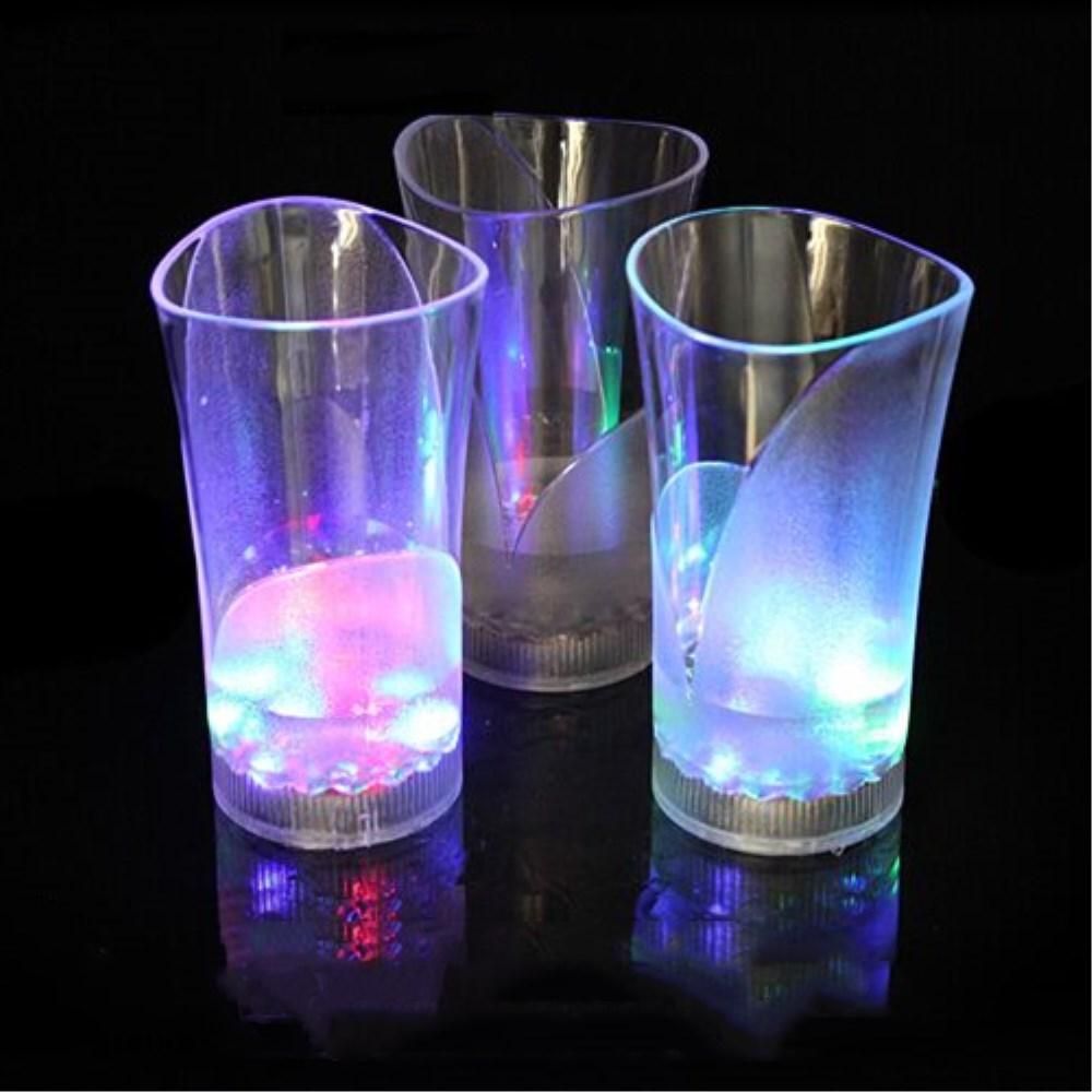 new!!!! Inductive Rainbow Color Cup แก้วน้ำมีไฟ LED แก้วปาร์ตี้ขนาด 13