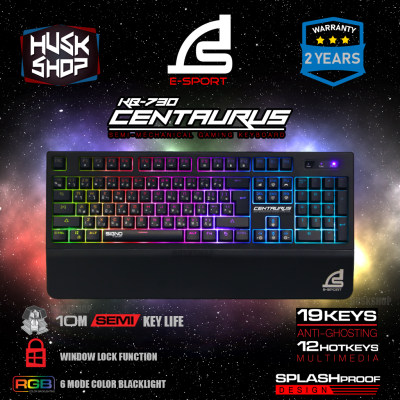 ดูภาพ คีบอร์ดเกมมิ่ง Signo Semi-Mechanical RGB CENTAURUS KB-730 ประกันศูนย์ 2ปี <br/>เพิ่มเติม คีบอร์ดเกมมิ่ง Signo Semi-Mechanical RGB CENTAURUS KB-730 ประกันศูนย์ 2ปี