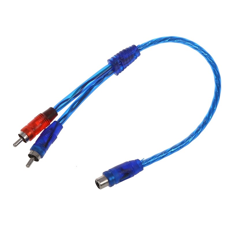 Bảng giá 2 female to 2 pieces Male RCA Speaker Splitter Cable Adapter Blue 12 Phong Vũ