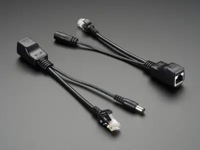 สาย POE Power Over Ethernet PoE Adapter Injector + Splitter Kit PoE Cable