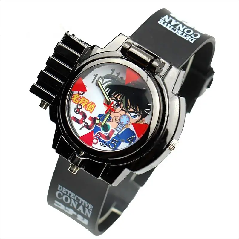 ภาพหน้าปกสินค้านาฬิกาโคนันดูเวลาได้จริง มีเลเซอร์และแว่นขยายแบบสุ่มลาย จากร้าน AR.Cosplay บน Lazada