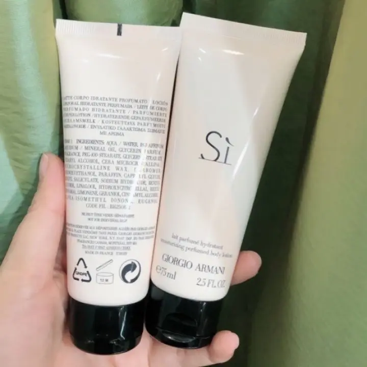 giorgio armani si body lotion 75ml