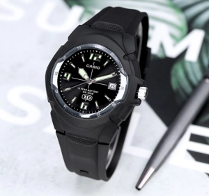 ภาพหน้าปกสินค้าWin Watch shop นาฬิกา Casio รุ่น MW-600F-1A นาฬิกาข้อมือผู้ชายสายเรซิ่น สีดำ หน้าปัดสีดำ ,กันน้ำ 100 เมตร มั่นใจ ของแท้ 100% รับประกันสินค้า 1 ปีเต็ม ที่เกี่ยวข้อง